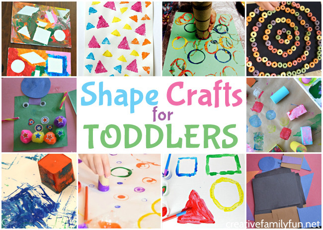 Fun Craft For Toddlers
 Simple and Fun Shape Crafts for Toddlers Creative Family Fun