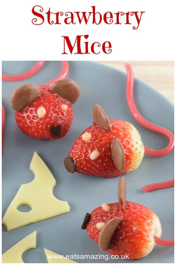 Fun Healthy Recipes For Kids
 Nutcracker Themed Food Strawberry Mice