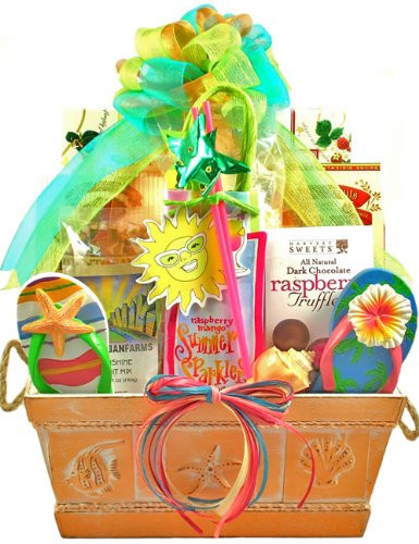 Fun In The Sun Gift Basket Ideas
 Fun in the Sun Gourmet Gift Basket Mothers Day Gift Idea