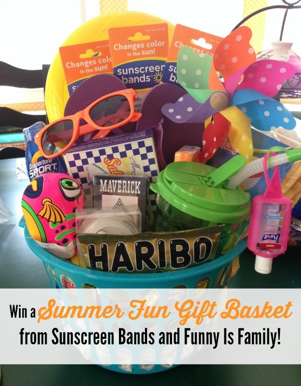 Fun In The Sun Gift Basket Ideas
 Were you at da club No those are Sunscreen Bands