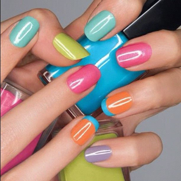 Fun Nail Colors
 Fun spring summer colors Nails