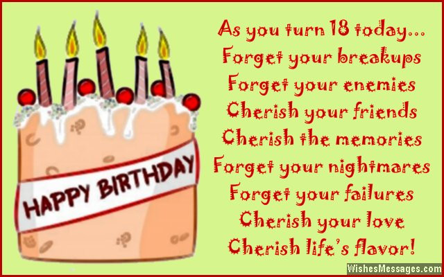 Funny 18th Birthday Wishes
 Happy 18th Birthday Daughter Quotes QuotesGram