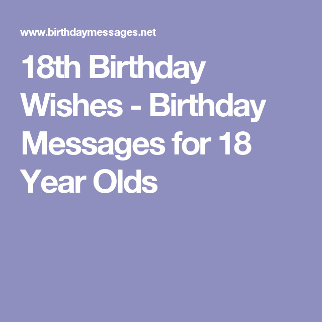 Funny 18th Birthday Wishes
 Pin on Birthday s