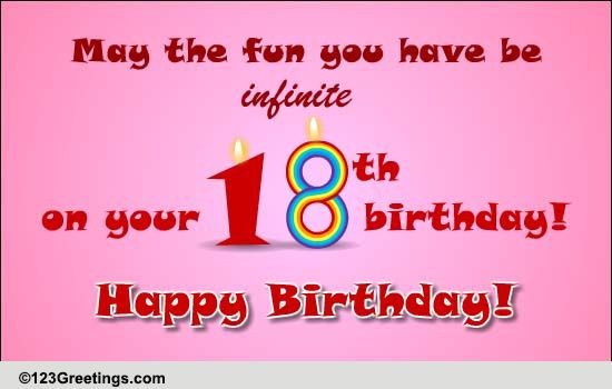 Funny 18th Birthday Wishes
 18th Birthday Wish Free Milestones eCards Greeting Cards
