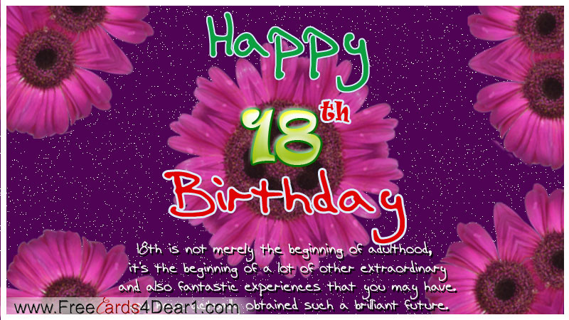 Funny 18th Birthday Wishes
 Happy 18th Birthday Quotes QuotesGram