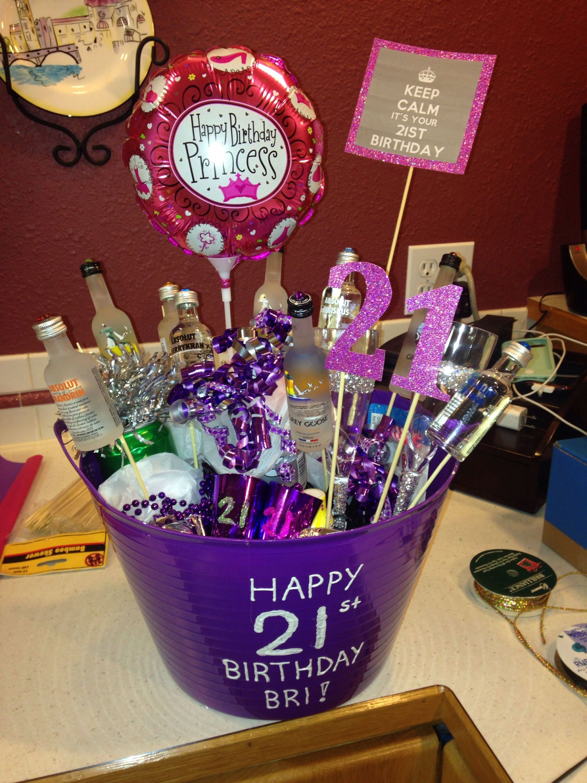 Funny 21st Birthday Gifts
 DIY 21st birthday bucket