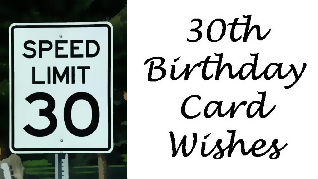 Funny 30Th Birthday Quotes
 30th Birthday Card Messages 30th Birthday Wishes and Poems