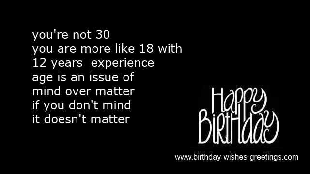 Funny 30Th Birthday Quotes
 30th Birthday Quotes For Him QuotesGram