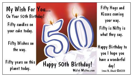 Funny 50Th Birthday Quotes
 50th Birthday Quotes For Him QuotesGram