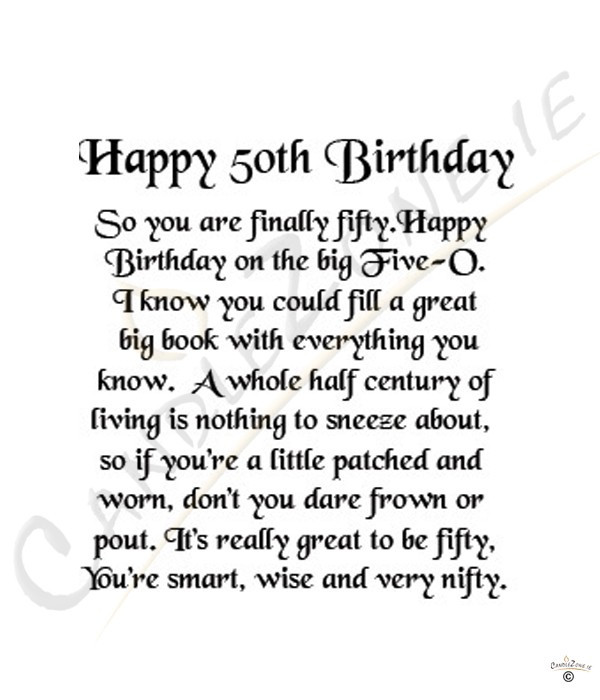 Funny 50Th Birthday Quotes
 Happy 50th Birthday Quotes QuotesGram