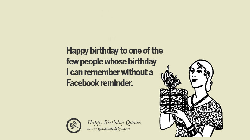 Funny Birthday Cards For Facebook
 33 Funny Happy Birthday Quotes and Wishes For