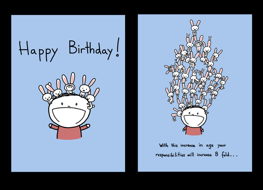 Funny Birthday Cards For Facebook
 Bunny birthday ♥ on Pinterest
