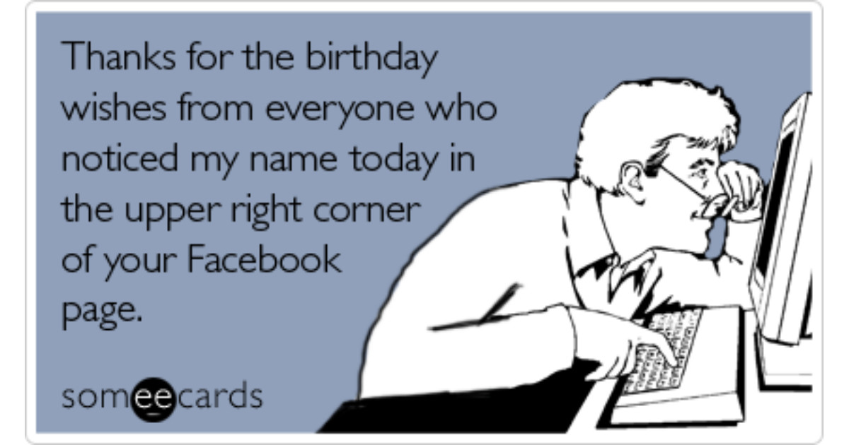 Funny Birthday Cards For Facebook Wall
 Birthday Wall Thanks