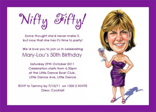 Funny Birthday Invite Wording
 Download FREE Template Funny 50th Birthday Invitation