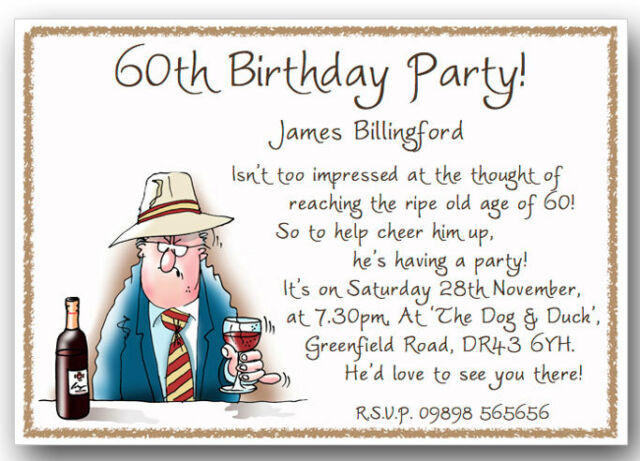 Funny Birthday Invite Wording
 30th 40th 50th 60th 70th 80th 90th 100th funny Birthday