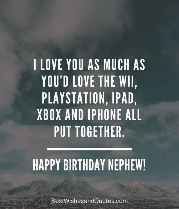 Funny Birthday Wishes For Nephew
 25 best Birthday Cards for Nephew images on Pinterest