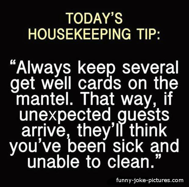 Funny Clean Quotes
 Today s Housekeeping Tip Silly Bunt