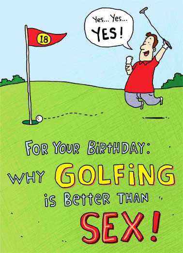 Funny Golf Birthday Cards
 Funny Birthday Cards For Him