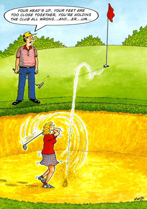 Funny Golf Birthday Cards
 Humorous Golf Card You re holding your club all wrong