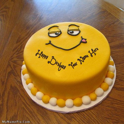 Funny Happy Birthday Cake
 Funny Cake for Kids With Name