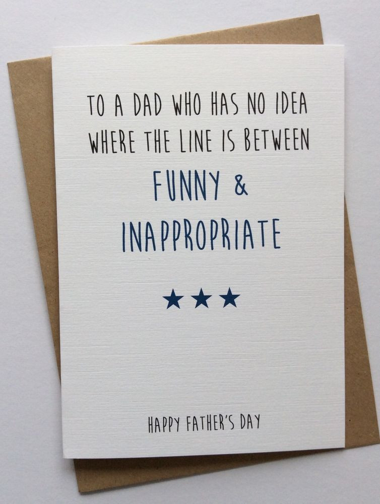 Funny Inappropriate Birthday Cards
 Handmade Personalised Birthday Card Dad Funny