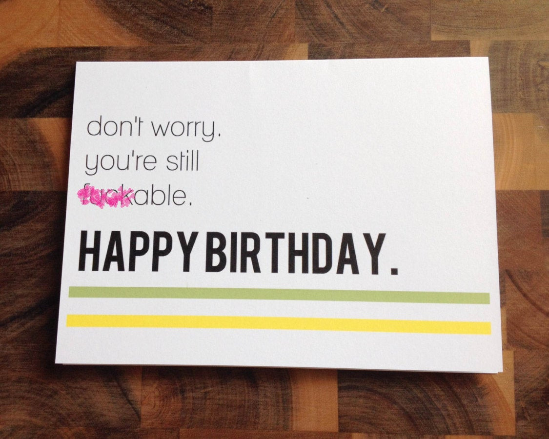 Funny Sexy Birthday Cards
 Funny Birthday Card Naughty Birthday Card Adult by