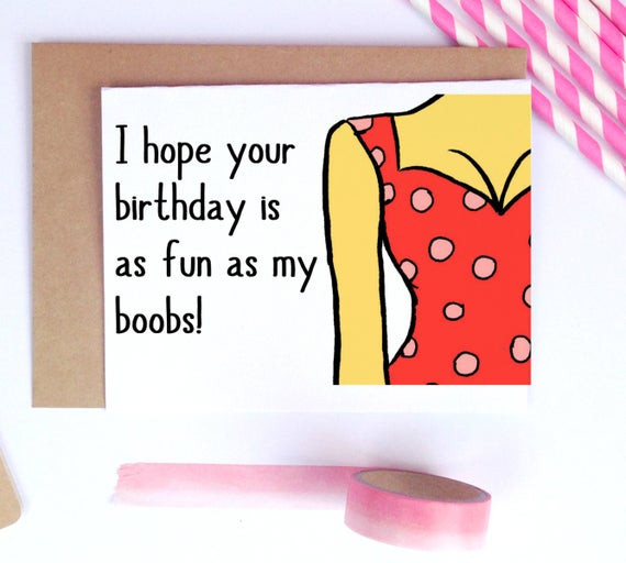 Funny Sexy Birthday Wishes
 Bday Card For Him y Boyfriend Card Naughty Card y