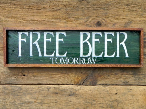 Funny Signs Quotes
 Funny Signs and Sayings Beer Signs Bar Decor Humorous Wood