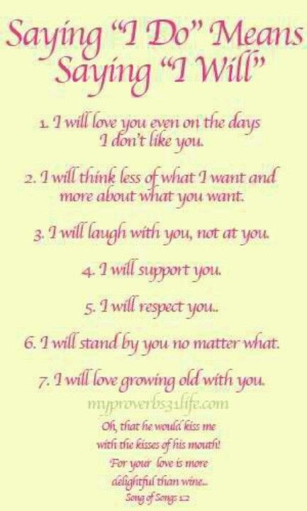 Funny Wedding Vows For Him
 saying I will wedding vows wedding