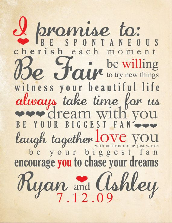 Funny Wedding Vows Samples
 Romantic Wedding Vows Examples For Her and For Him
