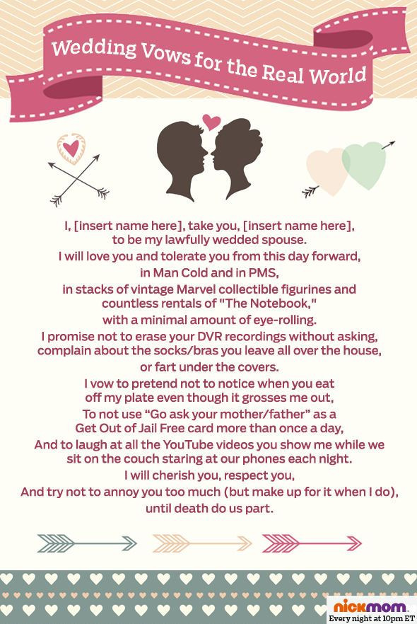 Funny Wedding Vows Samples
 The 25 best Funny wedding vows ideas on Pinterest