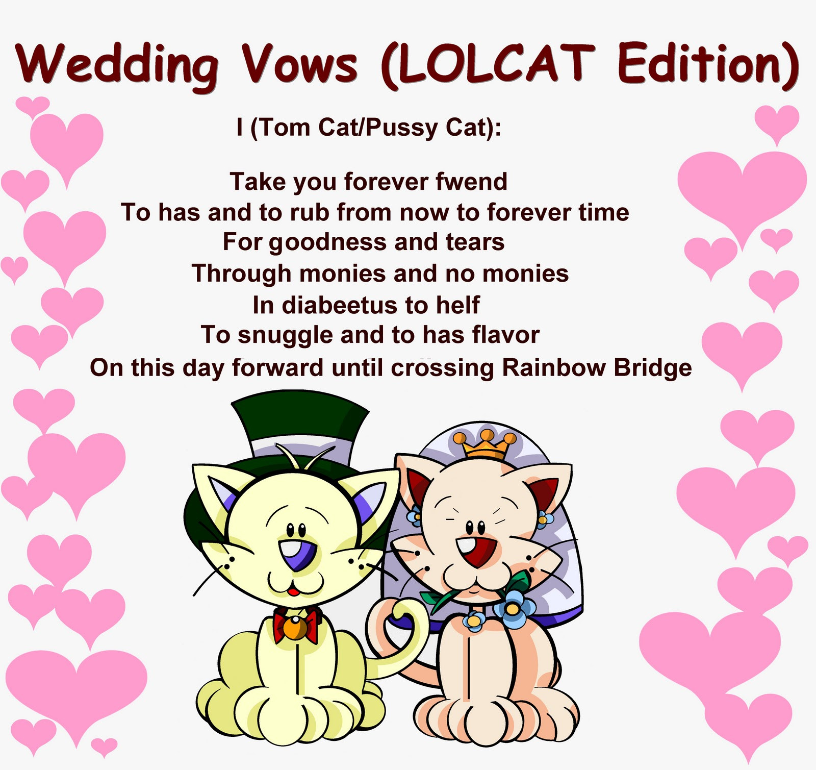 Funny Wedding Vows Samples
 Wedding Gallery January 2012