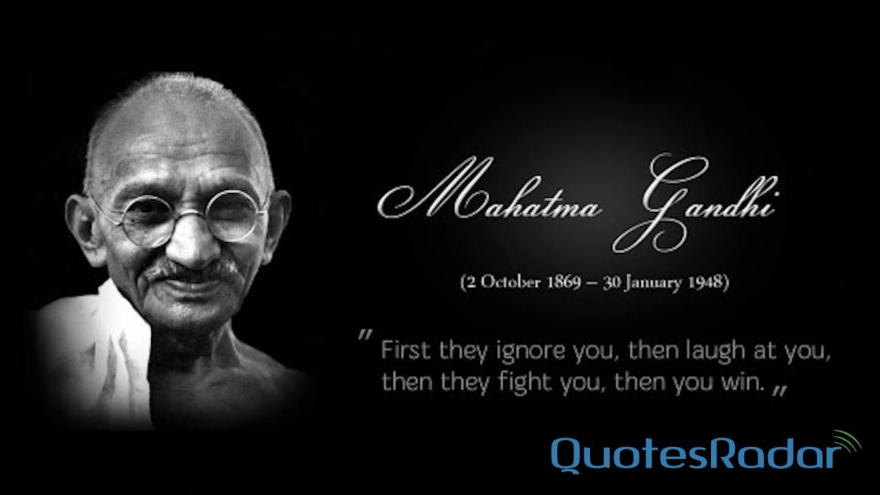 Gandhi Quote About Life
 Mahatma Gandhi Quotes Inspirational Thoughts to Live Life