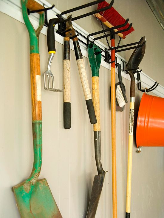 Garage Organization Hooks
 Ideas for Garage Storage & Organization