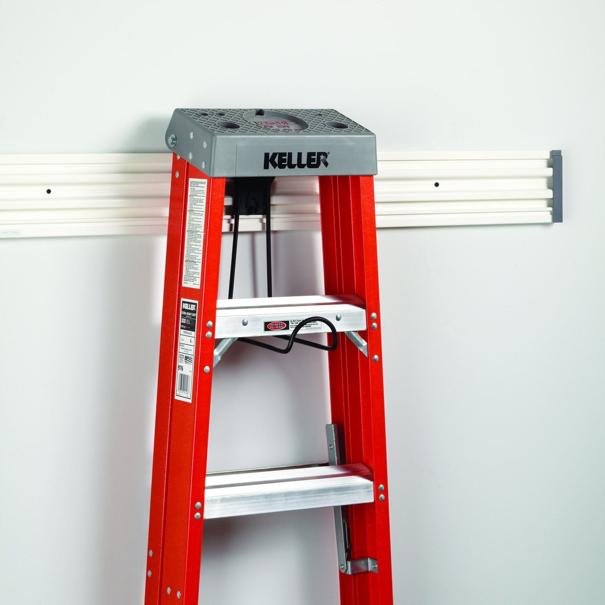 Garage Organization Hooks
 Craftsman Hooktite™ Ladder Hook for VersaTrack Trackwall