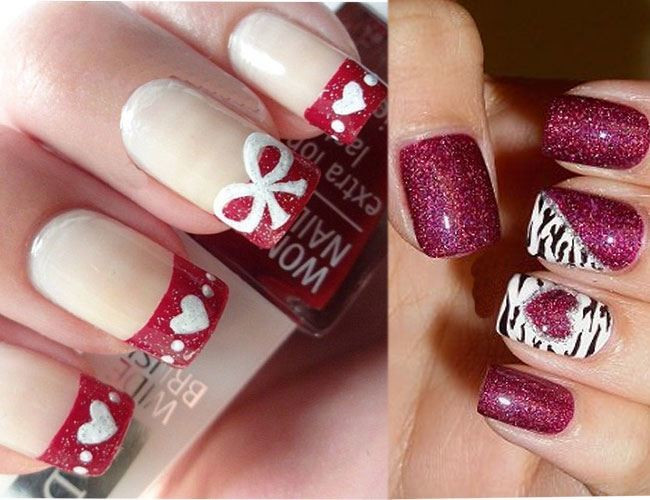 Gel Nail Designs For Valentines
 The Season of Love Valentine s Day Nail Art Designs