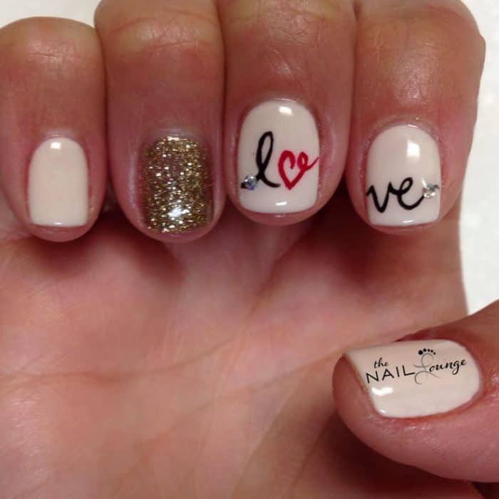 Gel Nail Designs For Valentines
 Top 17 Cute Gel Manicure Ideas SheIdeas