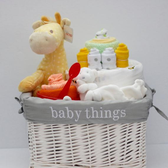 Gender Neutral Baby Gift Baskets
 Gender Neutral Baby Gift Basket Baby Shower Gift Unique Baby