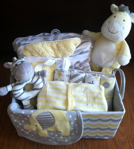 Gender Neutral Baby Gift Baskets
 17 Best images about Five Brown Monkies on Pinterest