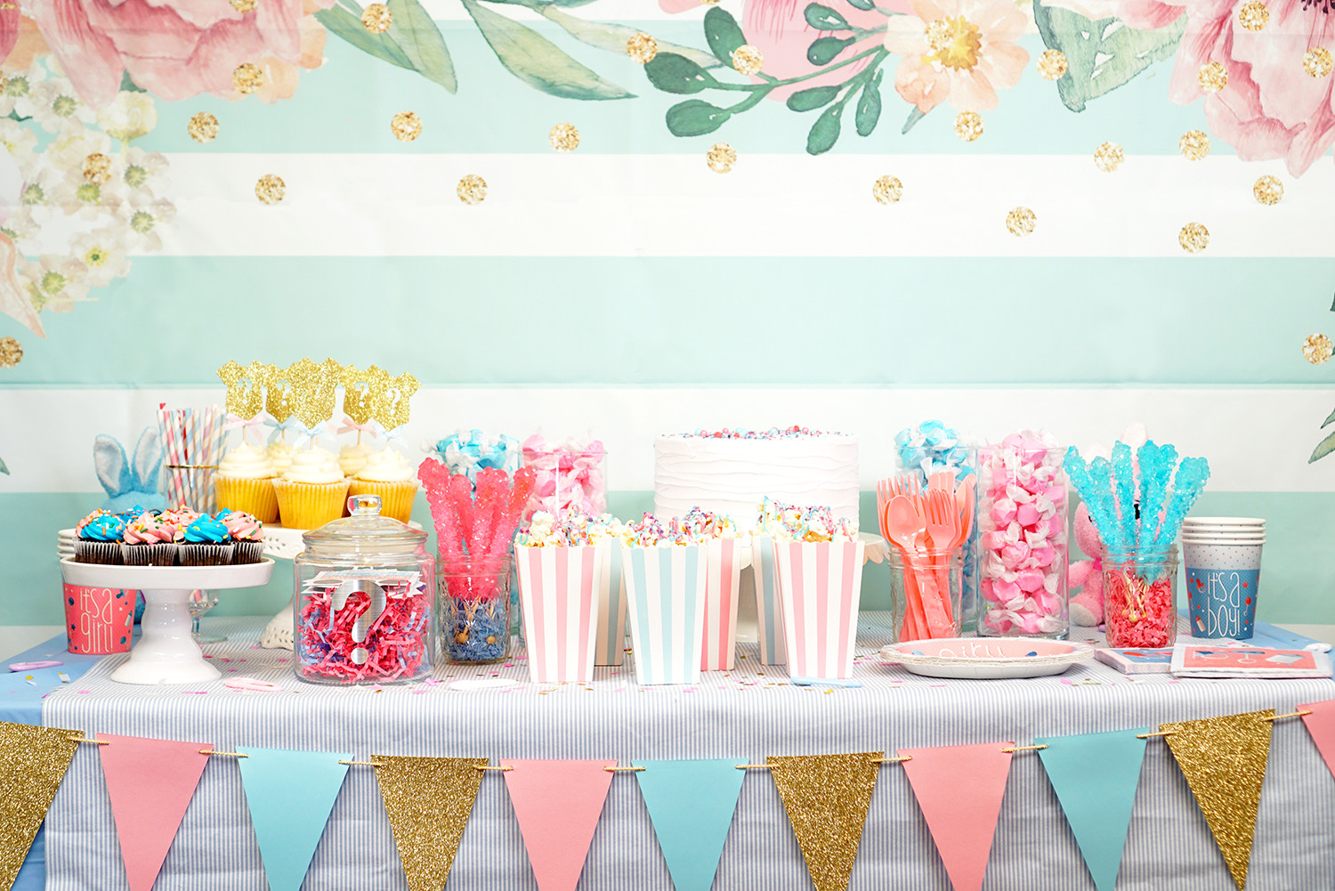 Gender Party Reveal Ideas
 Gender Reveal Party Ideas Happiness is Homemade