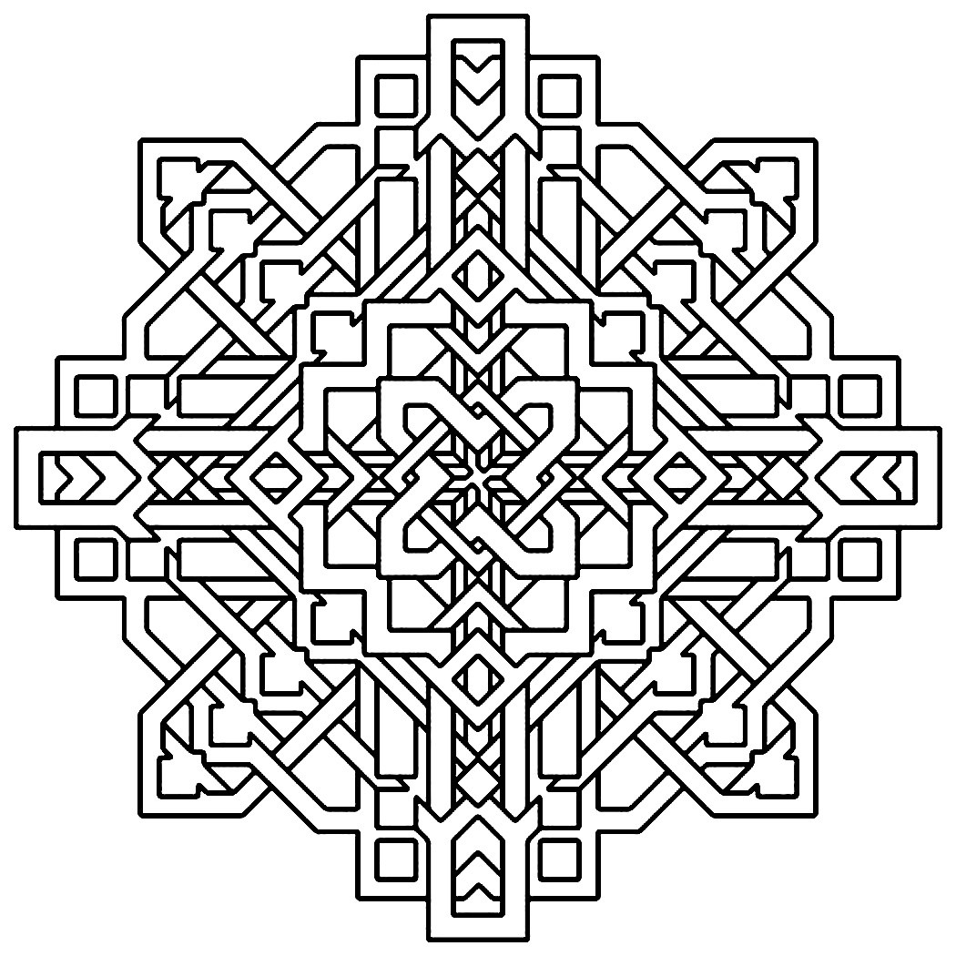 Geometric Coloring Pages For Kids
 Free Printable Geometric Coloring Pages For Kids