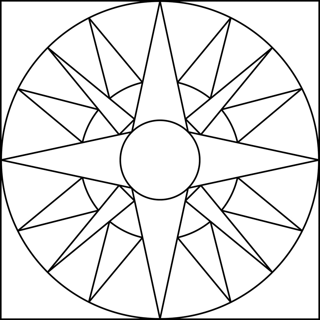 Geometric Coloring Pages For Kids
 Simple Geometric Coloring Pages Coloring Home