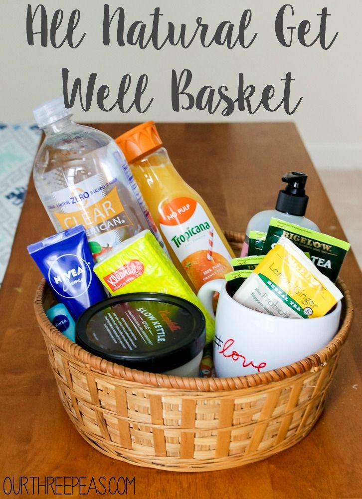 Get Well Soon Gift Baskets Ideas
 All Natural Get Well Basket