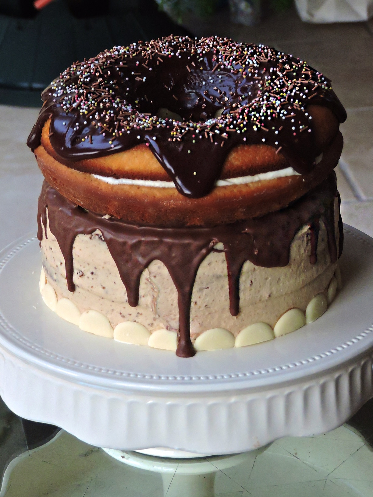 Giant Birthday Cakes
 Giant Doughnut Birthday Cake – BakedByH