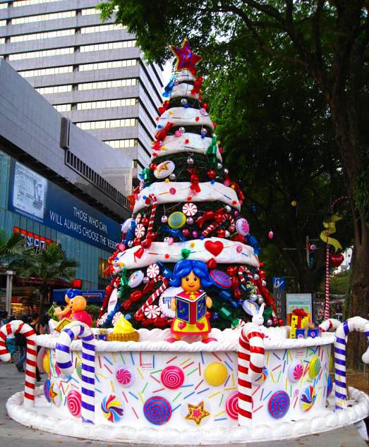 Giant Birthday Cakes
 giant cake tree—sweet tropical christmas singapore