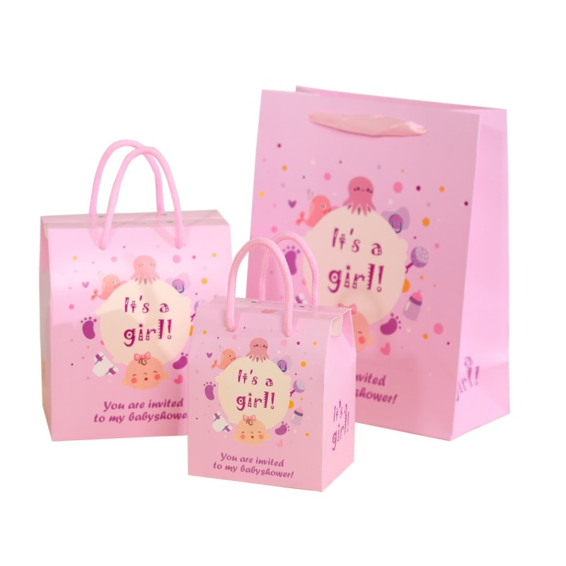 Gift Bag For Baby Shower
 Cartoon Baby Birthday Party Favor Bags Sweet Gift Bag Baby