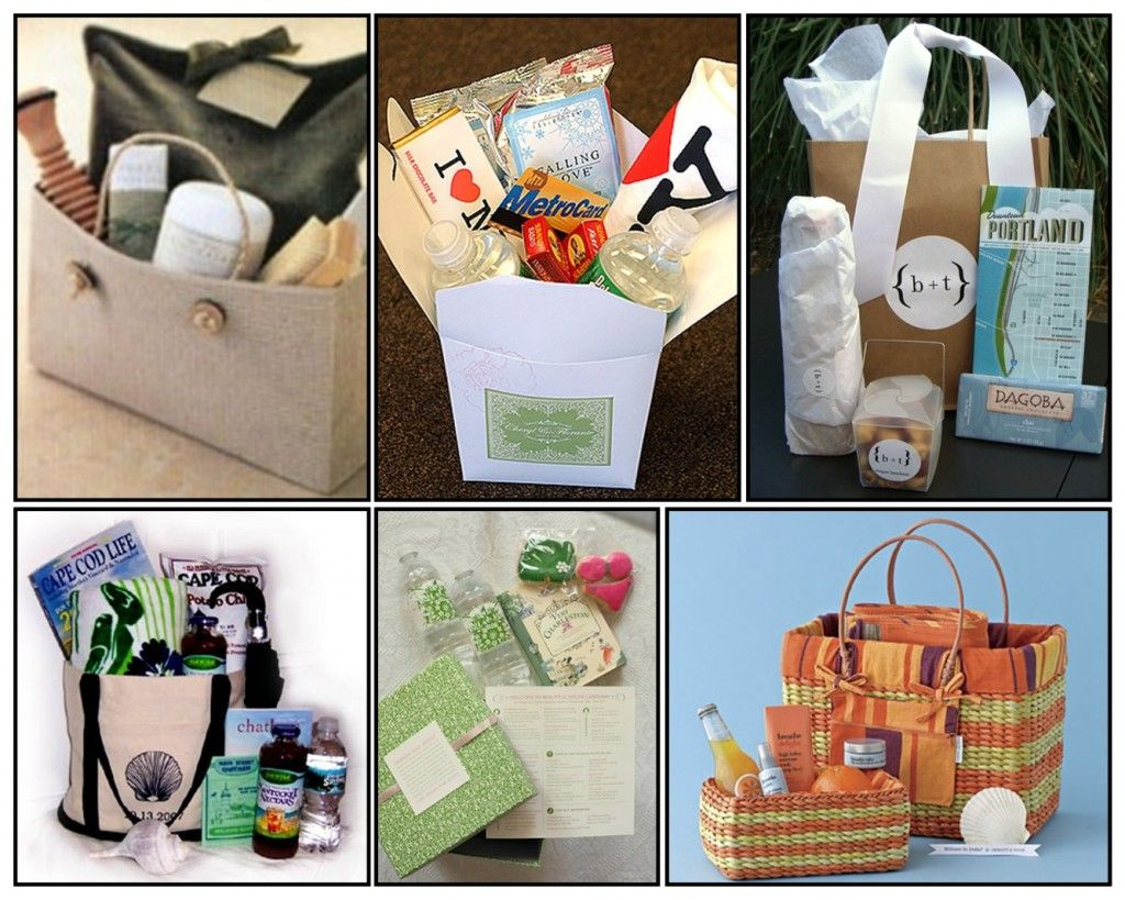 Gift Bag Ideas For Out Of Town Wedding Guests
 Out of Town Guest Gift Baskets for hotel guests