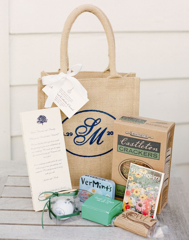 Gift Bag Ideas For Out Of Town Wedding Guests
 The Best Wedding Wel e Bag Ideas for Out of Town Guests