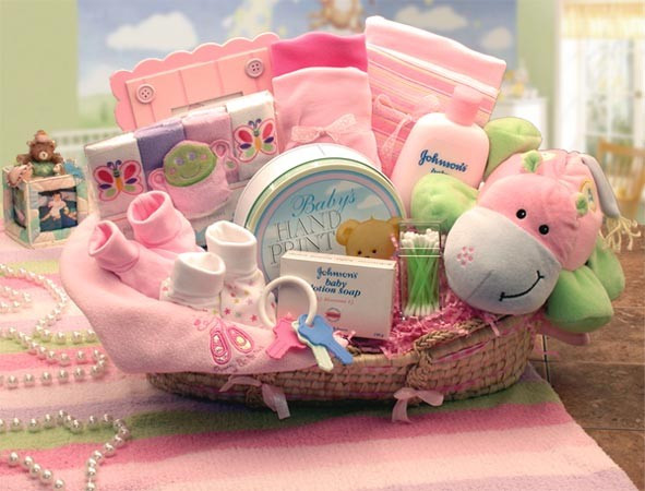Gift Basket Baby
 Gift Baskets Created Baby Girl Hippo Gift Basket