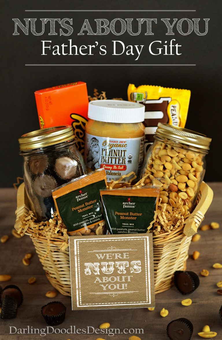 Gift Basket Ideas For Dads
 Nuts About You Father s Day Gift Basket